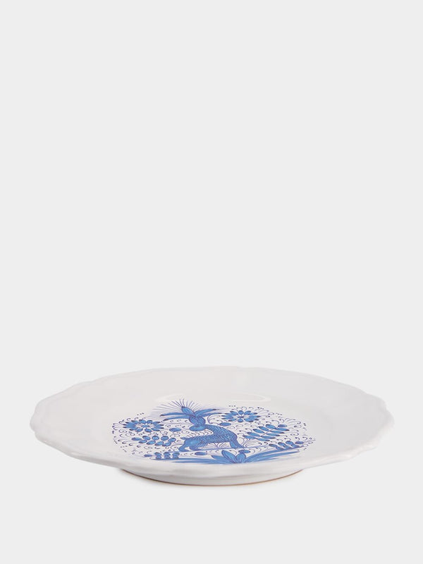 Les OttomansHandpainted Ceramic Christmas Dinner Plate at Fashion Clinic