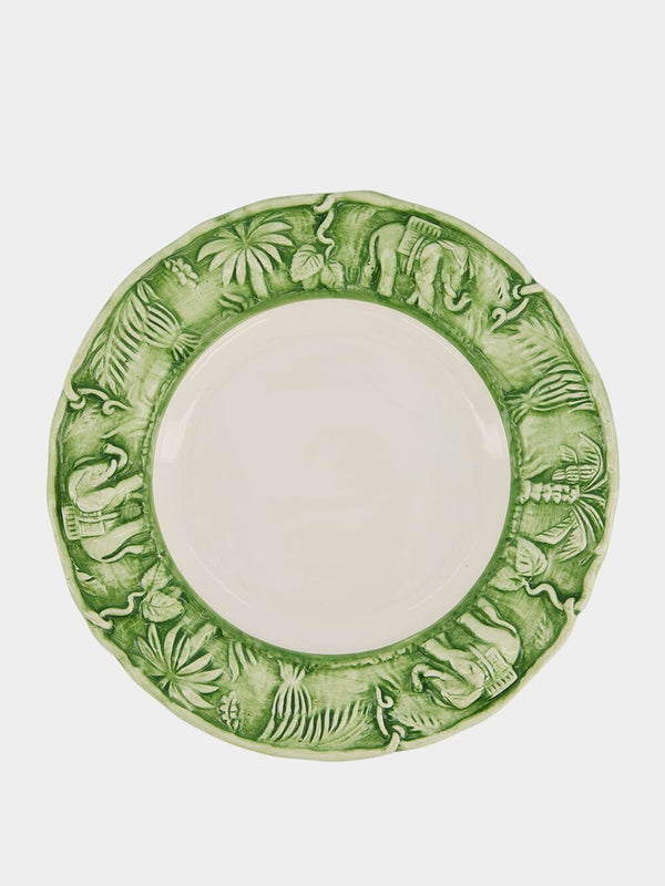 Les OttomansHandpainted Jungle Dinner Plate at Fashion Clinic