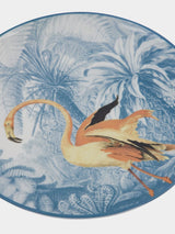 Les OttomansLa Menagerie Ottomane Flamingo Dinner Plate at Fashion Clinic