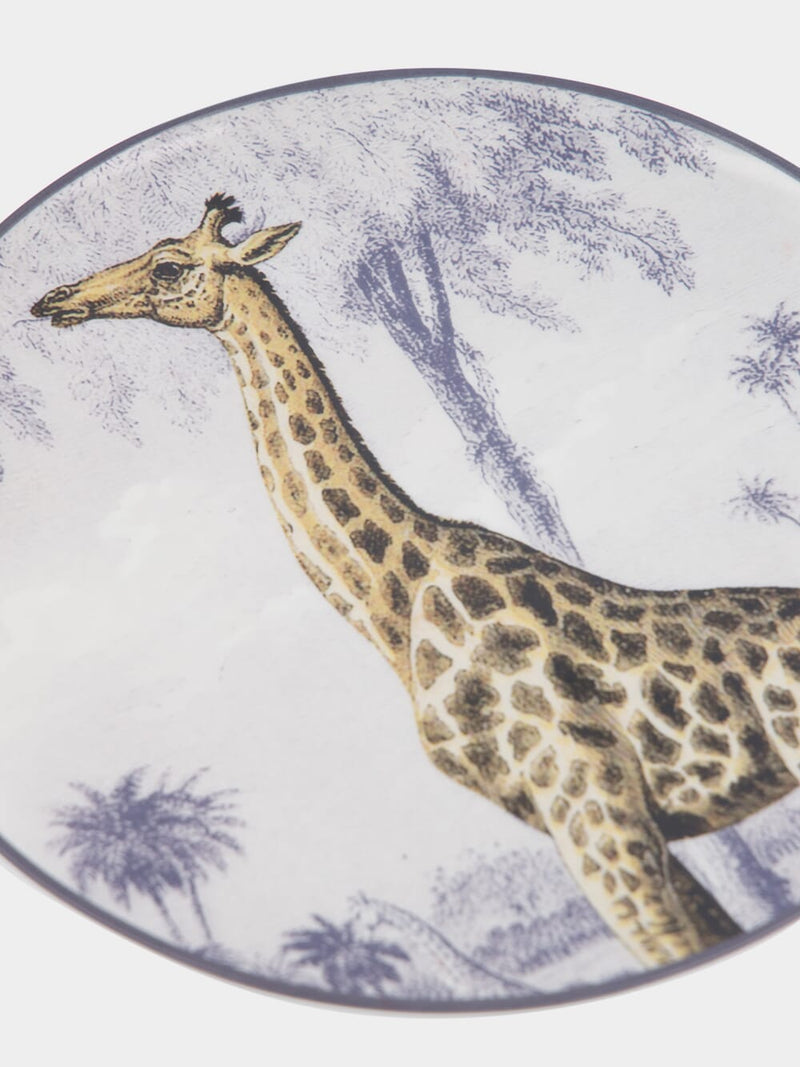 Les OttomansLa Menagerie Ottomane Giraffe Dinner Plate at Fashion Clinic