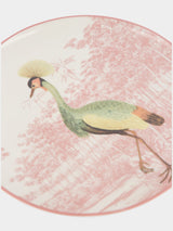 Les OttomansLa Menagerie Ottomane Peacock Dinner Plate at Fashion Clinic