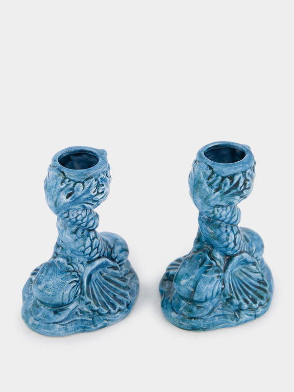 Les OttomansOceanic Candle Holders at Fashion Clinic