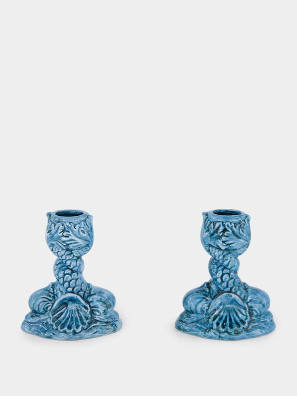Les OttomansOceanic Candle Holders at Fashion Clinic