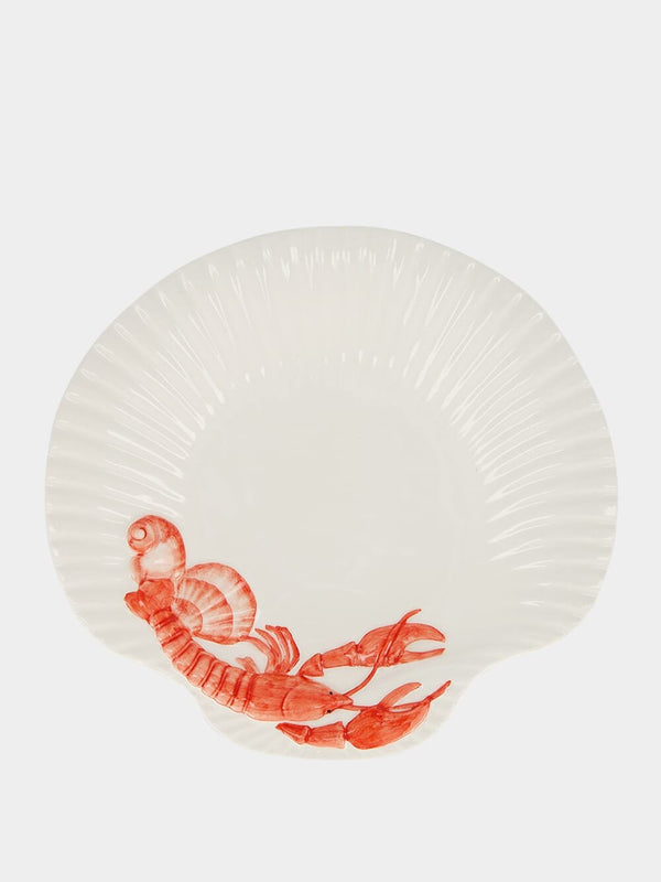 Les OttomansShell Collection Lobster Dinner Plate at Fashion Clinic