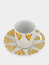 Les OttomansUzbek Porcelain Tea Cup at Fashion Clinic