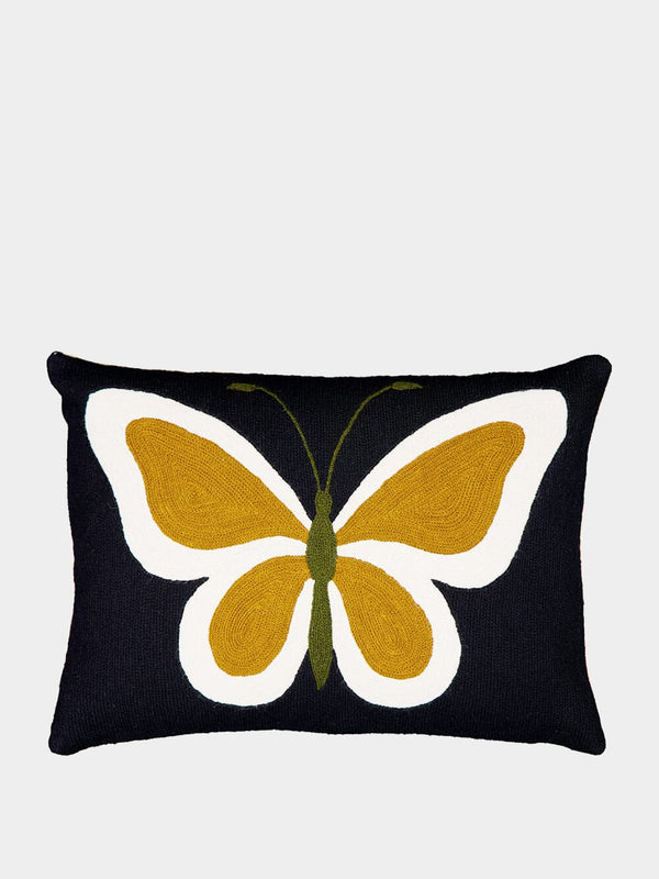 Lindell & CoBlack Butterfly Cushion at Fashion Clinic