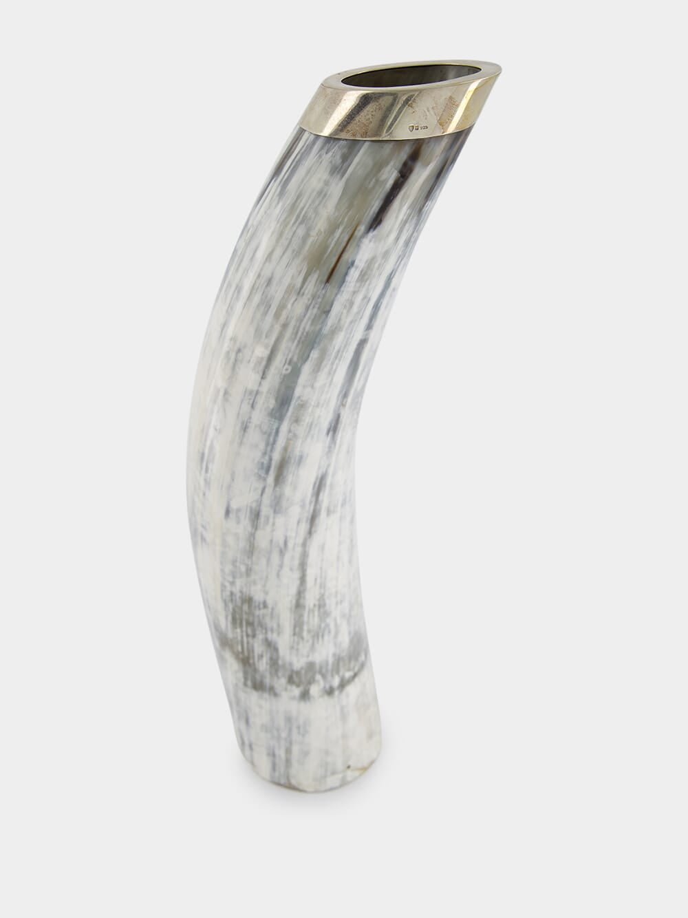 L'IndochineurBlond Horn Long Silver Vase at Fashion Clinic