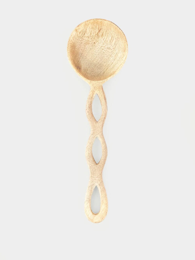 Madam StoltzCarved Wooden Serving Spoon at Fashion Clinic