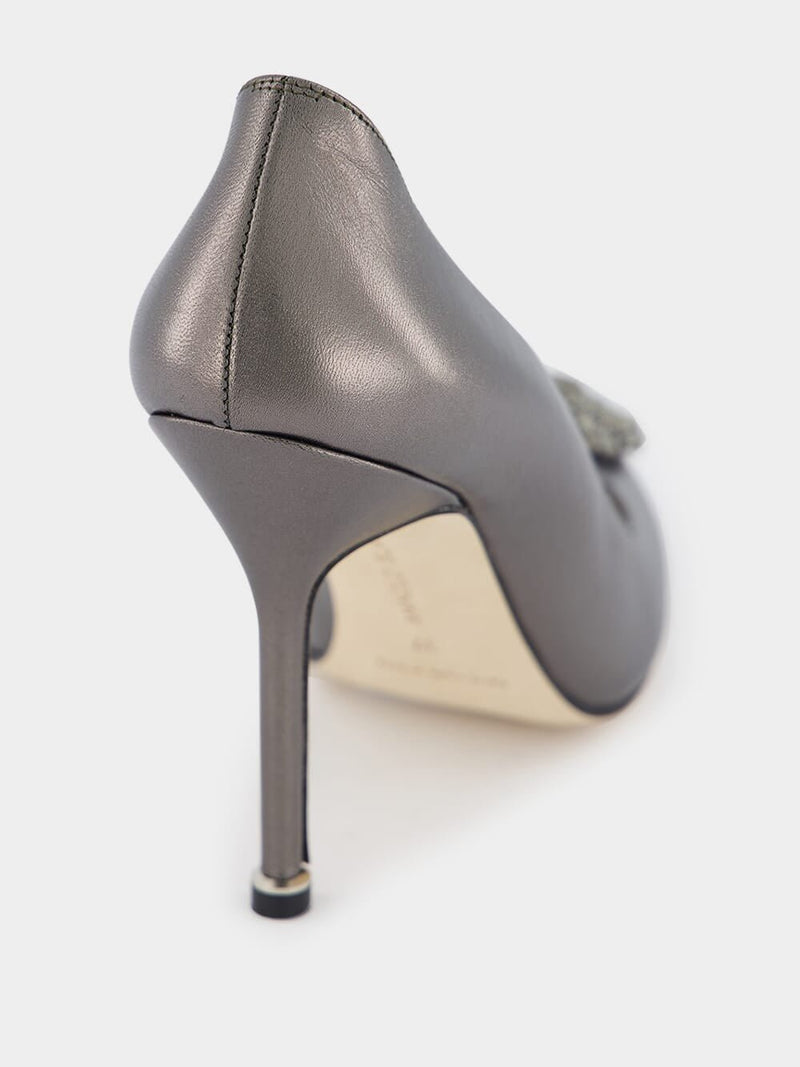 Manolo BlahnikHangisi 105mm Leather Pumps at Fashion Clinic