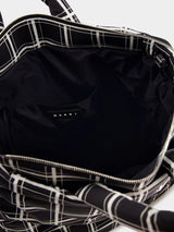 MarniChecked Puff Tote Bag at Fashion Clinic