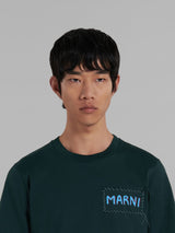 MarniLogo-Patch Cotton T-Shirt at Fashion Clinic