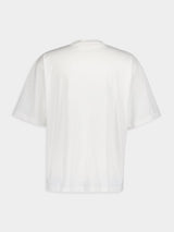 MarniPrinted White Cotton T-Shirt at Fashion Clinic