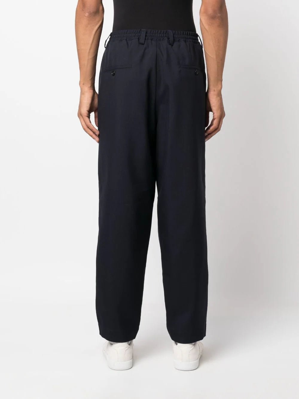 MarniTapered-Leg Wool Trousers at Fashion Clinic
