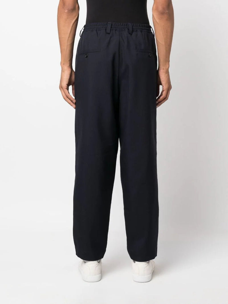MarniTapered-Leg Wool Trousers at Fashion Clinic