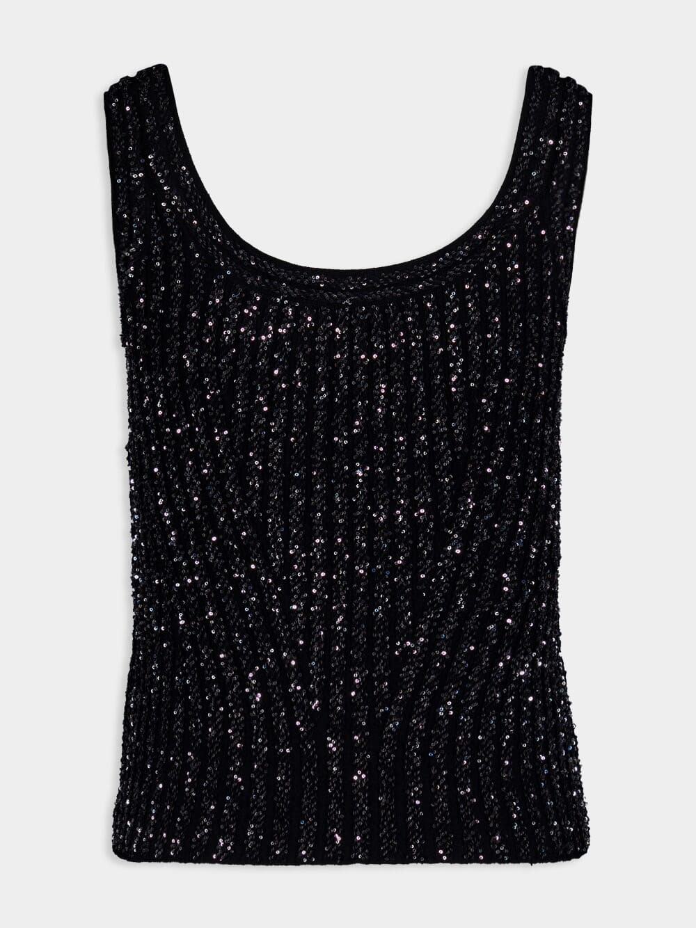 MissoniSequin-Embellished Ribbed Tank Top at Fashion Clinic