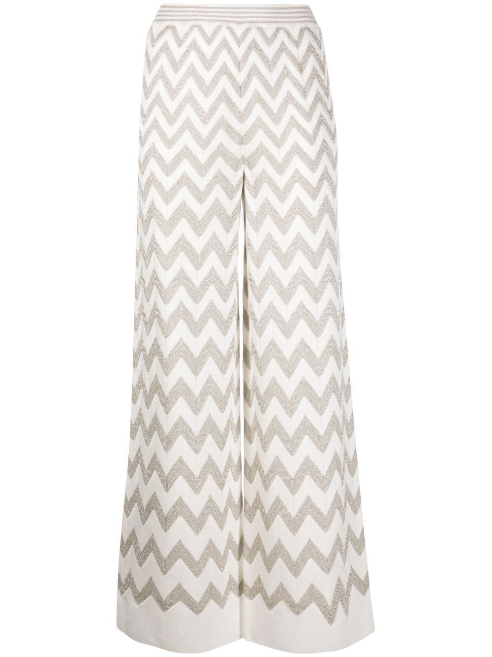MissoniZig-Zag straight trousers at Fashion Clinic