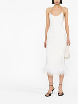 Miu MiuCady Dress with Feathers at Fashion Clinic