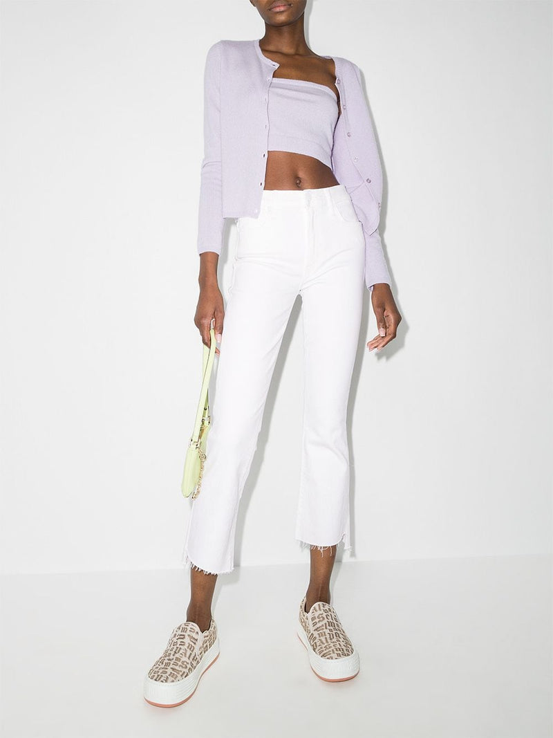 MotherInsider Crop Step Trousers at Fashion Clinic