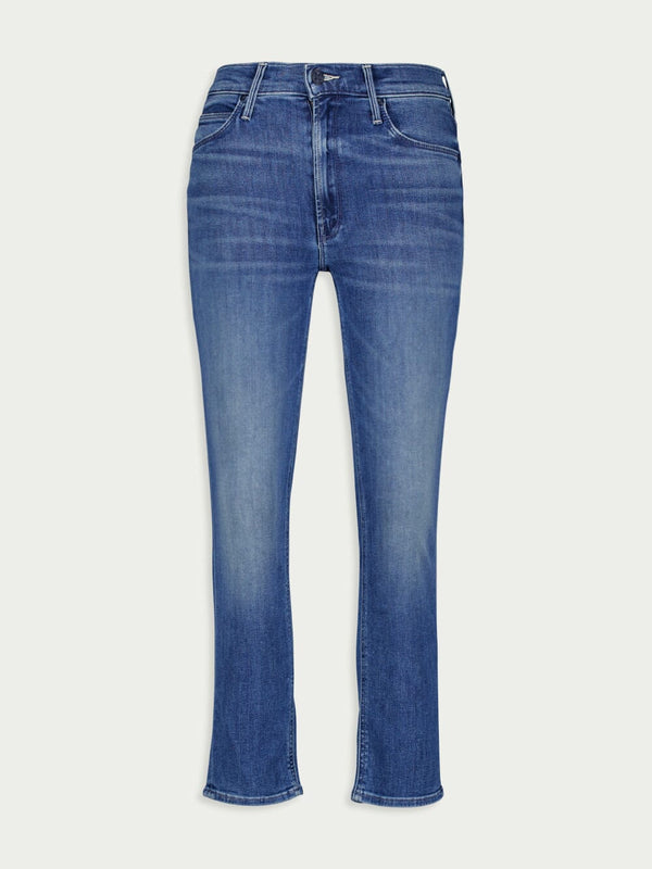 MotherMid-Rise Skinny Ankle-Crop Jeans at Fashion Clinic