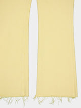 MotherThe Hustler Ankle Fray Yellow Jeans at Fashion Clinic