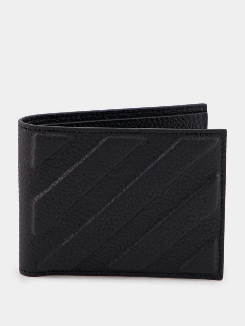 Off-WhiteDiagonal Stripe Bifold Wallet at Fashion Clinic
