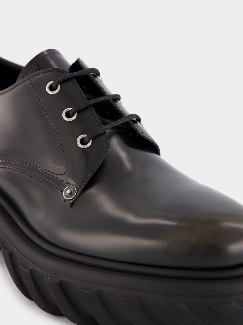 Off-WhiteExploration Derby Leather Shoes at Fashion Clinic