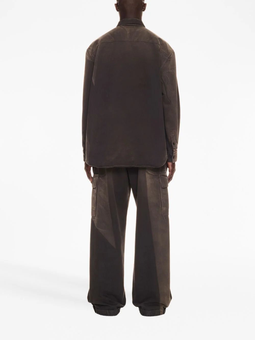 Off-WhiteGarment-Dyed Cotton Cargo Pants at Fashion Clinic