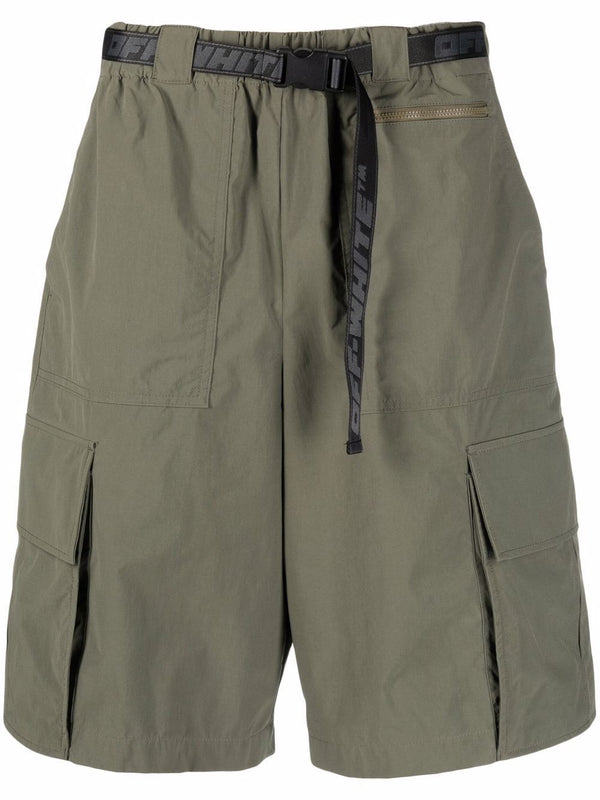 Off-WhiteIndustrial cargo shorts at Fashion Clinic