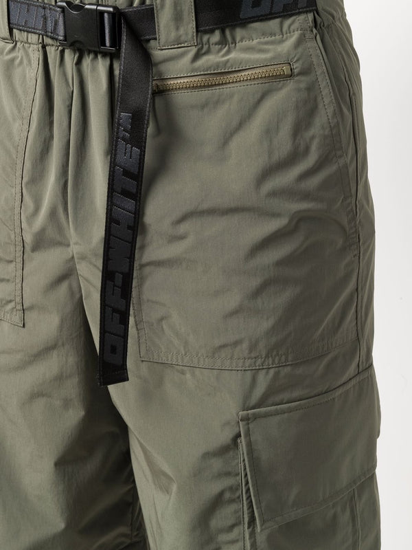 Off-WhiteIndustrial cargo shorts at Fashion Clinic
