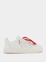 Off-WhiteLow Vulcanized Leather Sneakers at Fashion Clinic