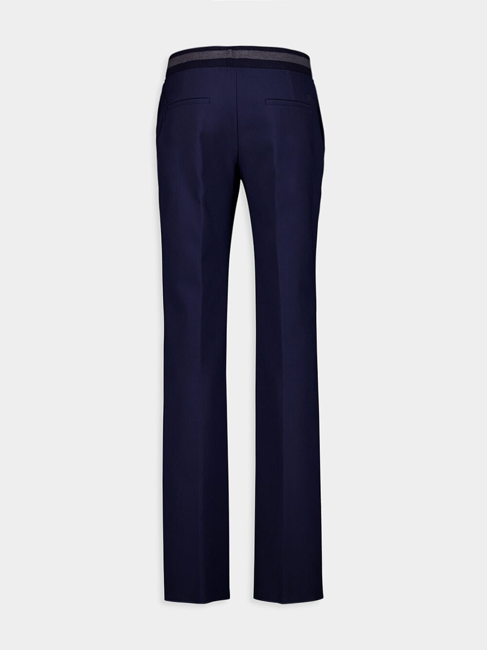 Off-WhiteMid-Rise Stripe-Detail Trousers at Fashion Clinic