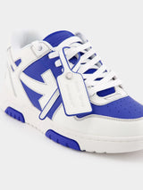 Off-WhiteOut Of Office White and Blue Sneakers at Fashion Clinic