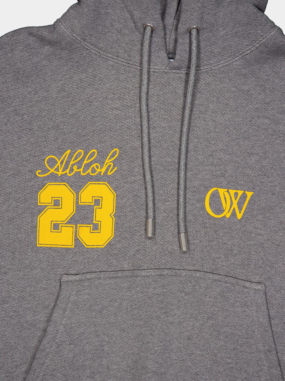 Off-WhiteOw 23 Skate Grey Hoodie at Fashion Clinic