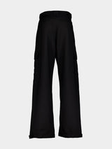 Off-WhiteOW Drill Wide-Leg Cargo Pants at Fashion Clinic