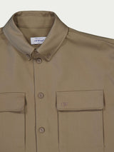Off-WhiteOW Emb Drill Milit Overshirt at Fashion Clinic