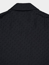 Off-WhiteTextured Jacquard Black Shirt at Fashion Clinic