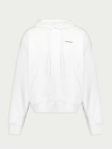 Off-WhiteWhite Cotton Hoodie at Fashion Clinic