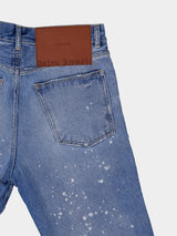 Palm AngelsPaint-Splatter Straight Jeans at Fashion Clinic