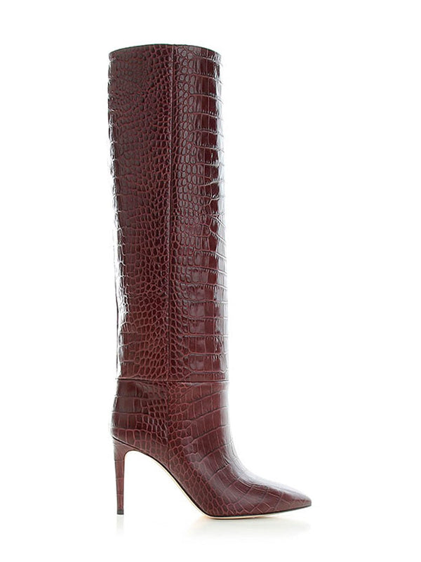 Paris TexasLeather Knee-High Boots at Fashion Clinic