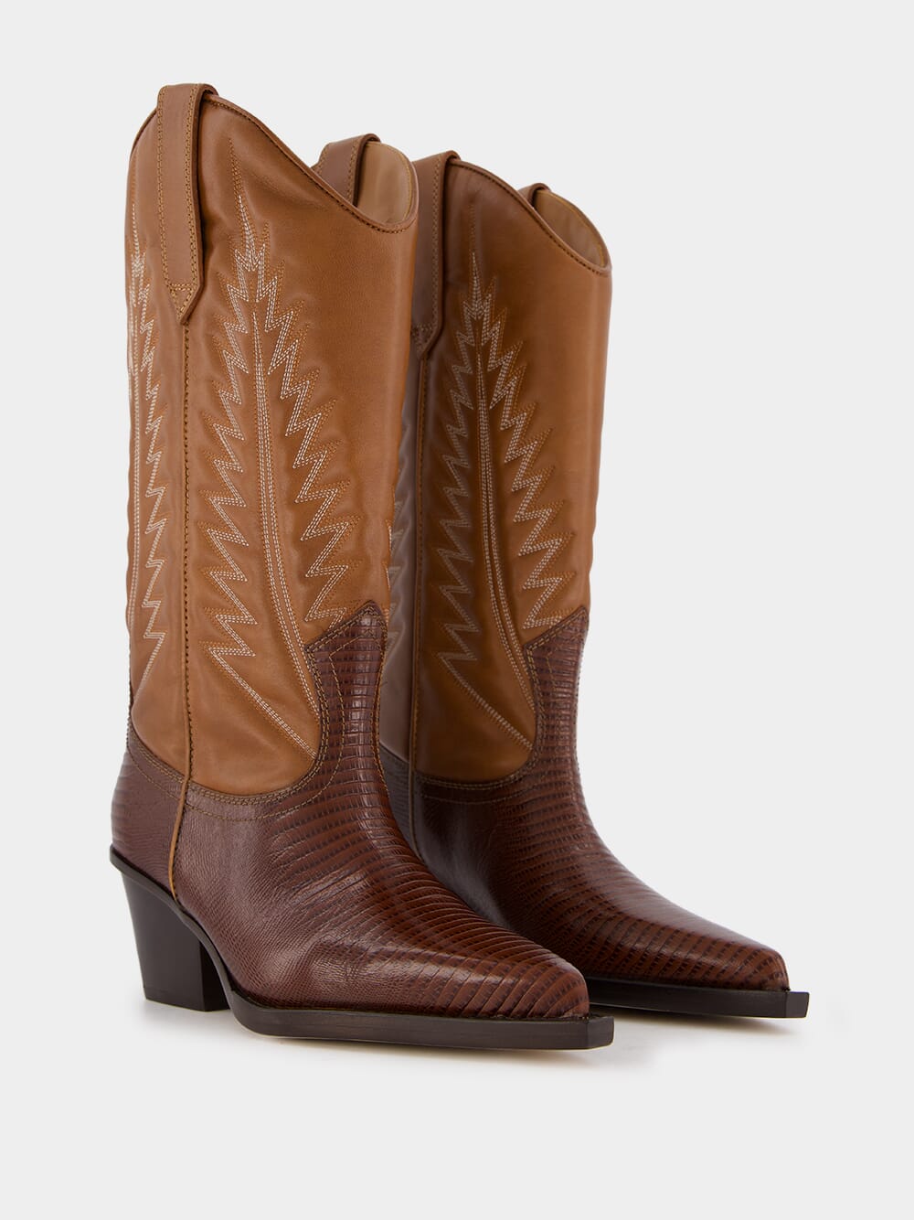 Paris TexasRosario Nappa Leather Cowboy Boots at Fashion Clinic