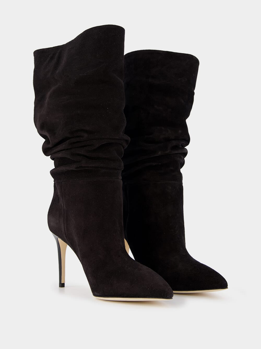 Paris TexasSlouchy Suede 85mm Ankle Boots at Fashion Clinic