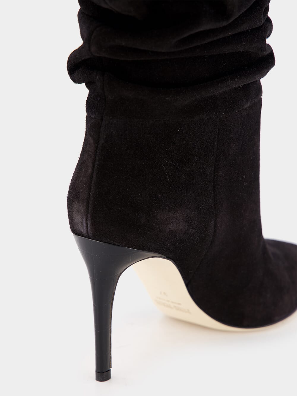 Paris TexasSlouchy Suede 85mm Ankle Boots at Fashion Clinic