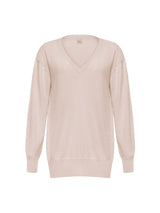 PaulaCashmere V-Neck Long Sweater at Fashion Clinic