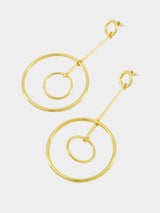 PaulaOlimpo Gold-Plated Earrings at Fashion Clinic