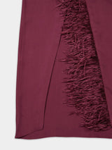 PaulaPencil Silk Skirt with Feathers at Fashion Clinic