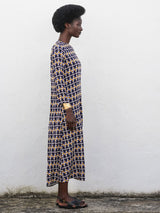 PaulaPrinted Silk Midi Dress at Fashion Clinic