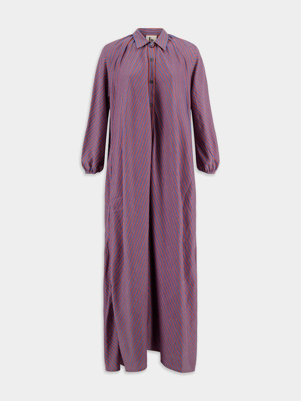 Paulax Marrakshi Life Striped Cotton Dress at Fashion Clinic