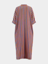 Paulax Marrakshi Life Striped Short-Sleeve Kaftan at Fashion Clinic