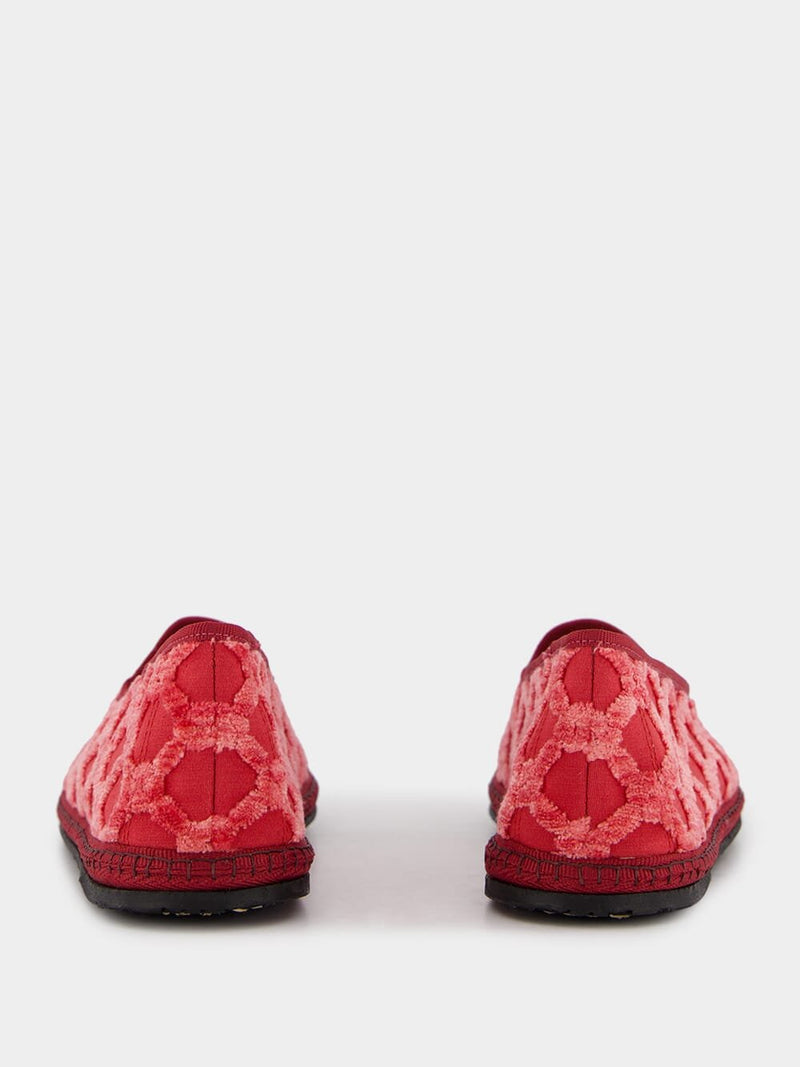 PiedaterreModigliani Red Slippers Bevilacqua Edition at Fashion Clinic