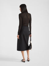 PradaFeather Embellished Pencil Skirt at Fashion Clinic